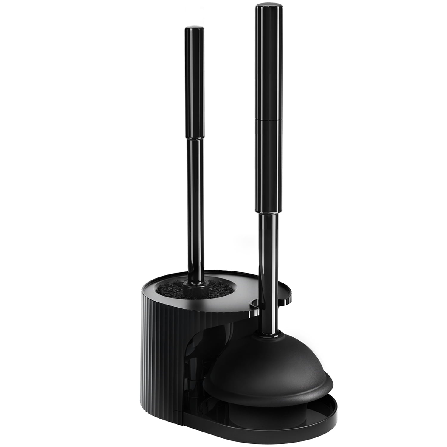 propuri 2 in 1 Toilet Plunger and Brush Set with Extended Handle, Bathroom Cleaning Tools