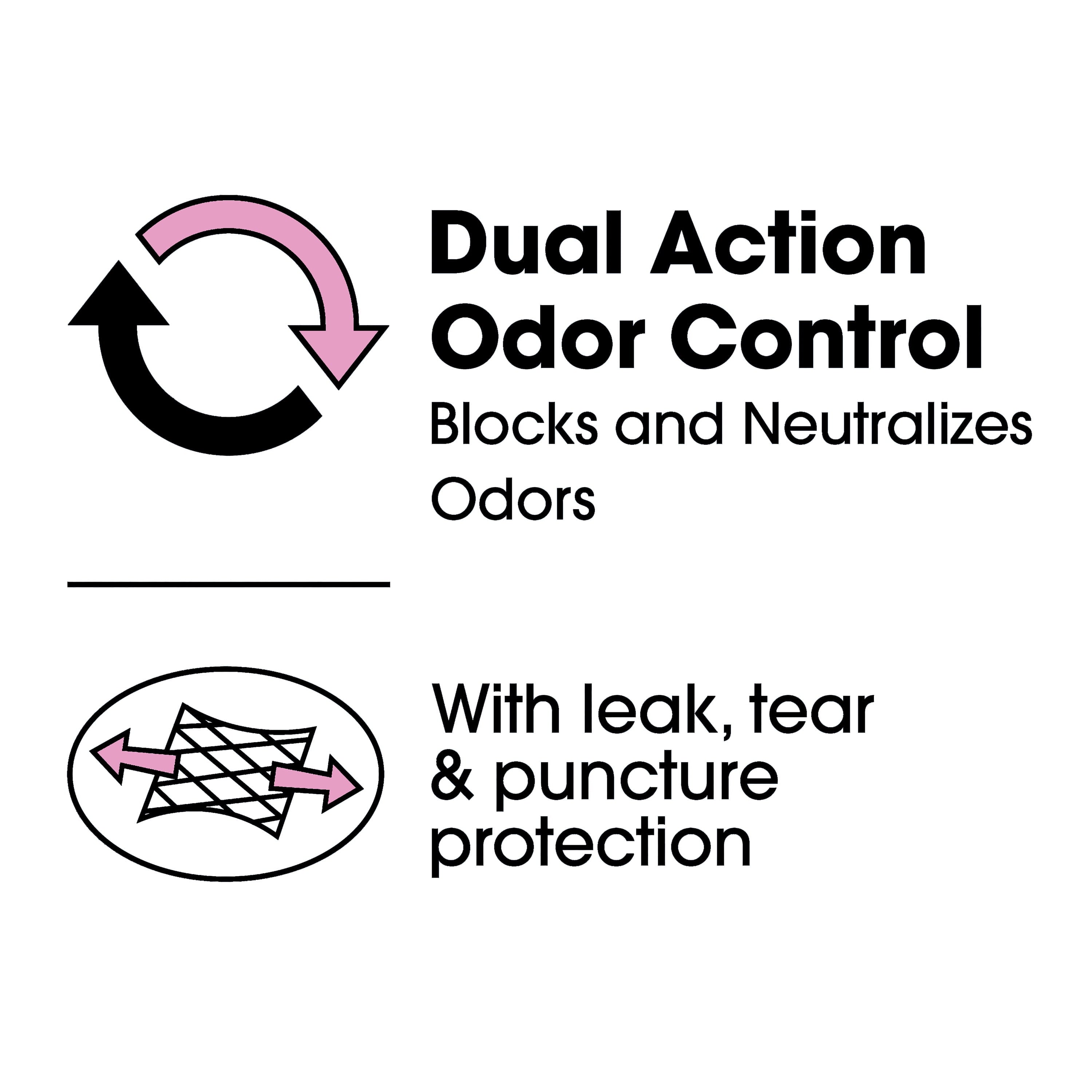 Great Value Strong Flex Tall Kitchen Drawstring Bags, Lavender Fields, 13 Gallon, 80 Count