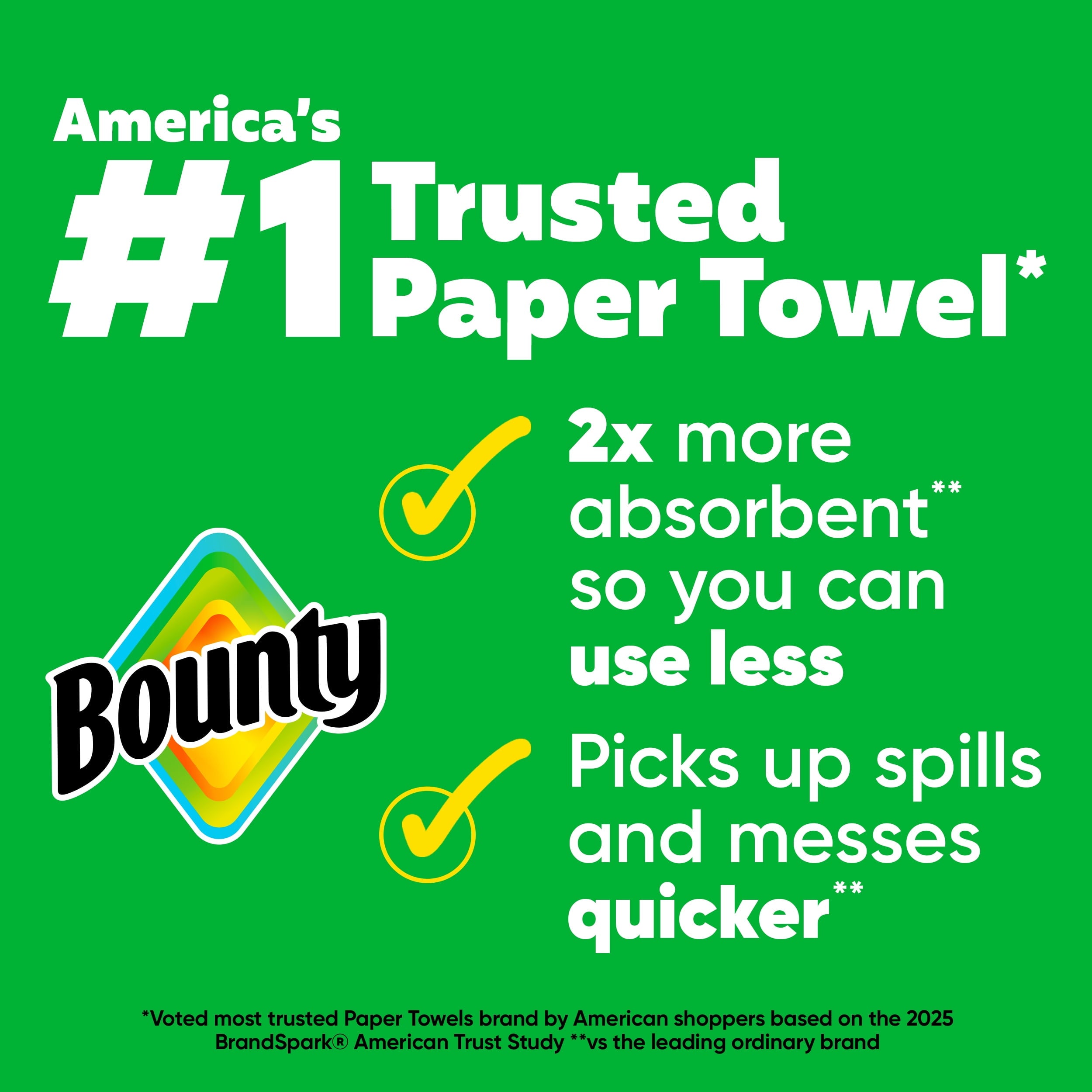 Bounty Paper Towels Select-A-Size White, 6 Mega Rolls, 164 Sheets per Roll